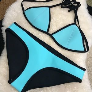 TRIANGL BIKINI SET Baby Blue